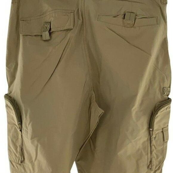 Old Navy Shorts Men Size 34 Outdoor Hiking Button Belted Zip Multi Pockets Cargo - Picture 6 of 11